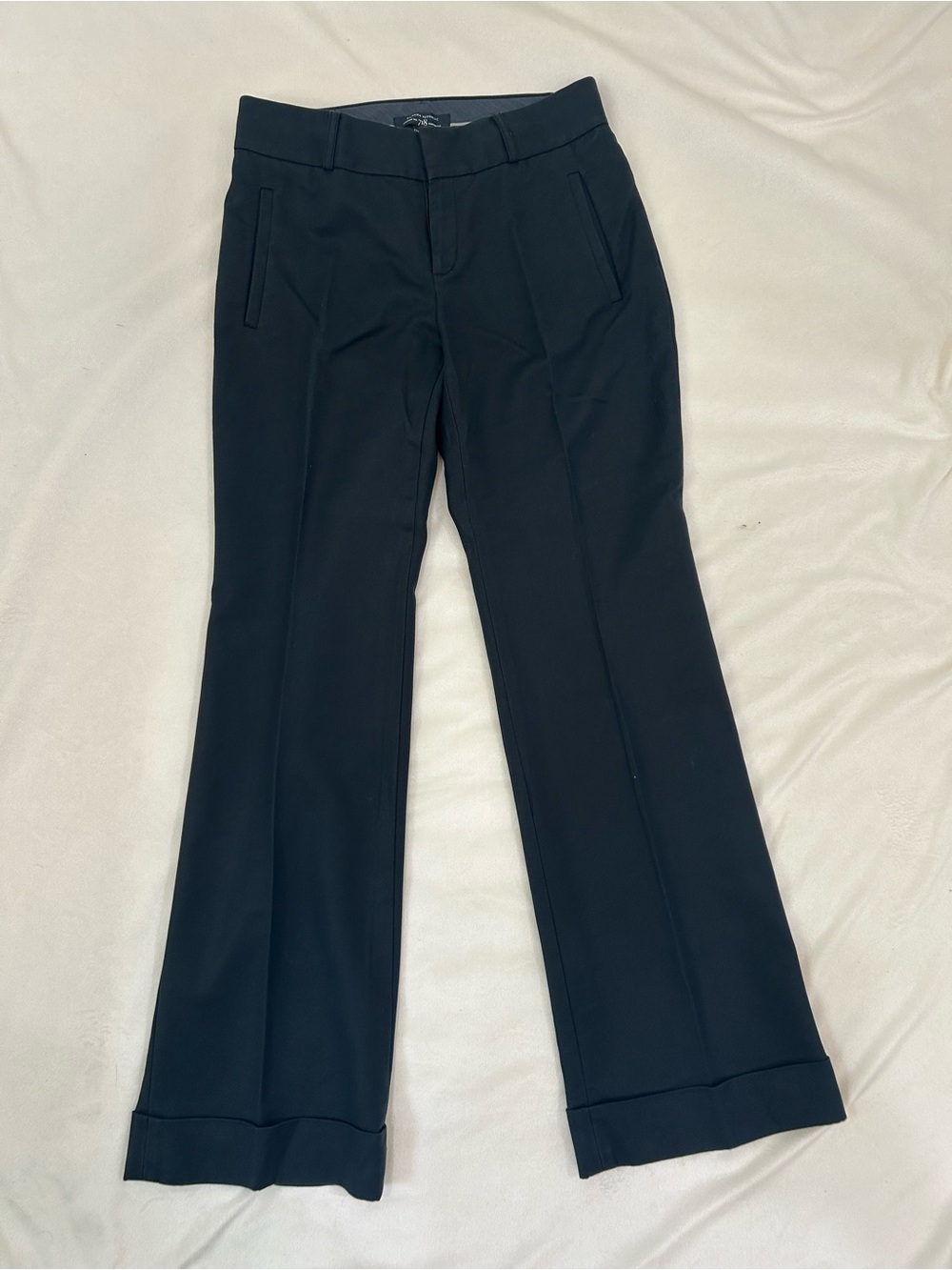 Banana Republic 718 Martin Fit Black Classic Dress Pants, Size 4